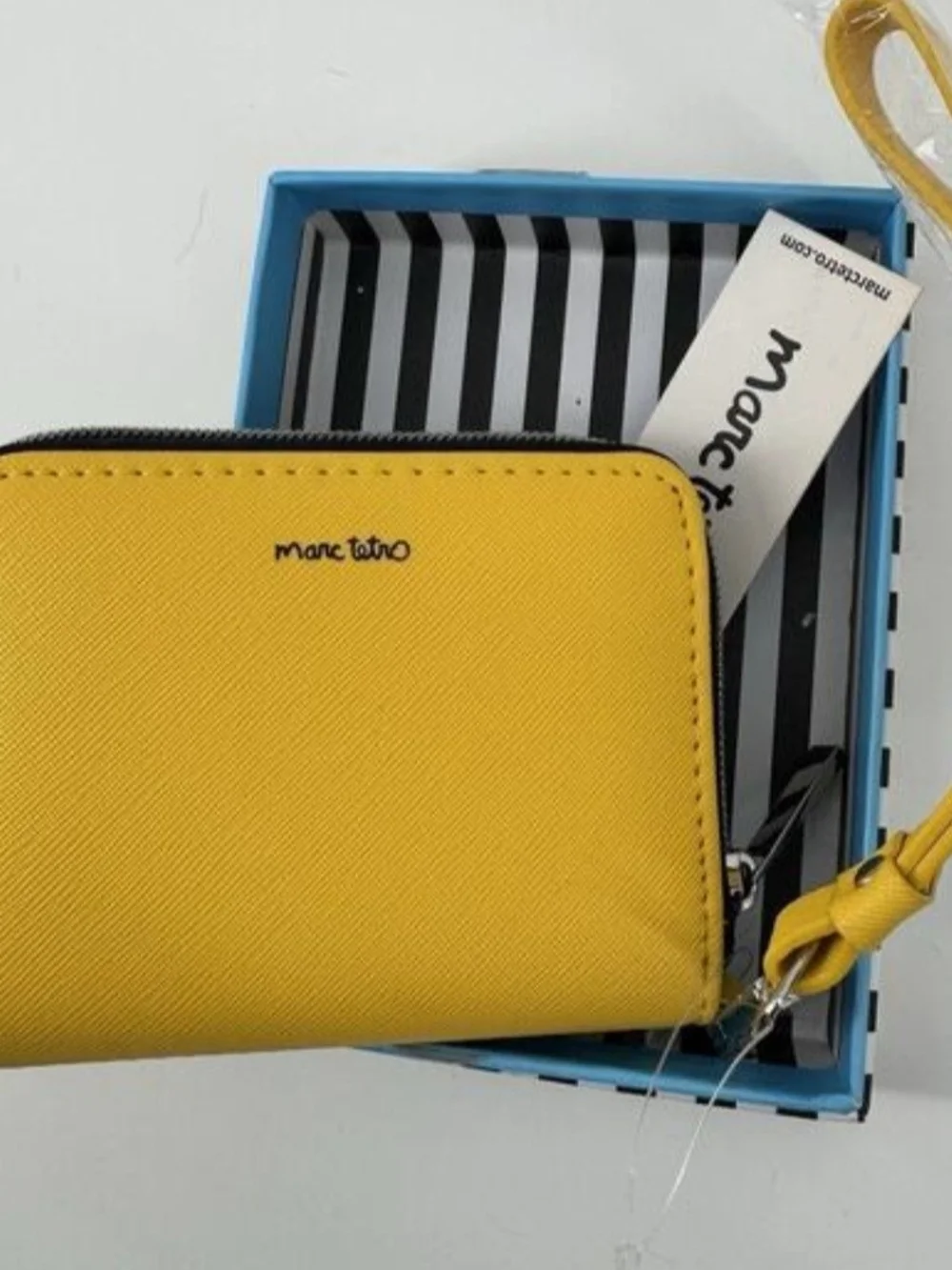 Marc Tetro Yellow Dachshund Wristlet Clutch - Picture 8 of 9